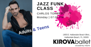 JAZZ funk dance class for adults